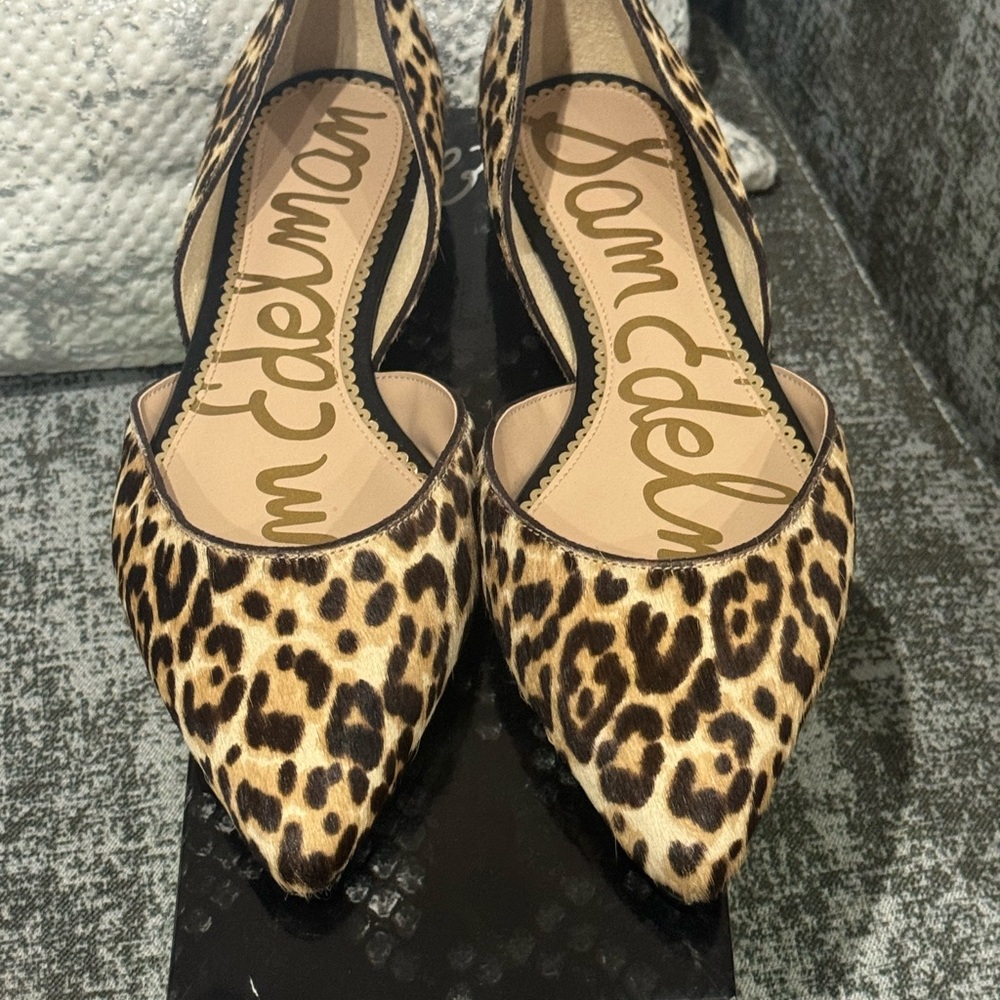 Sam Edelman Leopard Print Women's Flats. Size 10.5